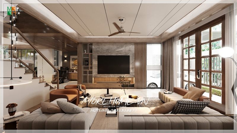Thiết kế phong cách hiện đại ấn tượng với 22 bộ bàn ghế sofa phòng khách đẹp